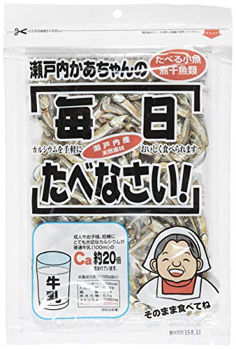 -/50グラム/-・パッケージ個数:1・原材料:片口いわし(瀬戸内海産)、食塩・内容量:50g・商品サイズ(高さx奥行x幅):28cm×1.5cm×18.7cm商品紹介 瀬戸内海産の良質な片口いわしを使用し、自然な風味を大切に、酸化防止剤を使用せずに作りました。 煮干しには、カルシウムを多く含んでいます。特に育ちざかりのお子様や、牛乳が苦手なお子様のカルシウム補給にも欠かせません。 煮干しを毎日食べて、元気いっぱい! 原材料・成分 片口いわし(瀬戸内海産)、食塩