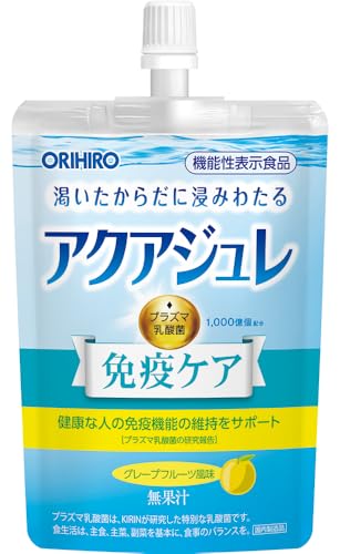 オリヒロ アクアジュレ 130g×8 機能性表示食品 プラズマ乳酸菌 カリウム カルシウム マグネシウム 送料無料
