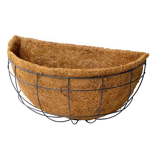タカショー ガーデン プランター ウォールハンギングバスケット Lサイズ チャコールグレー 園芸 耐荷重4kg 鉢 壁掛け ガーデニング 送料無料