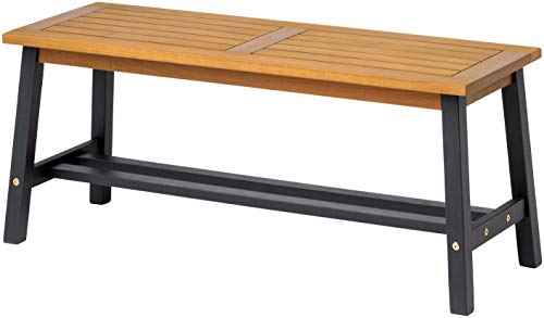 1)単品2)ノワール/2)単品/MWF-24BCG・Style:1)単品PatternName:4)ベンチColor:2)ノワール・パッケージ個数:1・天然木(ユーカリ)を使用したシンプルで使いやすいガーデンファニチャー。温もりのある天然木素材で肌触りも良く、ゆったりとくつろげます。・大人2人が座ってちょうどよい大きさになっています。テラスや玄関で靴を履き換えるとき、荷物をちょっと置きたいとき、花台としても使っていただけます。別売のマリーウッドダイニングテーブルにすっぽり収まるサイズです。・天然木を使用しているので、時間とともに表面がシルバーグレー色に変化します。庭とともに時を経るほど、味わい深い自然の風合いをお楽しみいただけます。・ベーシックなナチュラルカラーになっており、どんなシーンにも合わせやすいです。脚が黒っぽい色で塗装されたノワールカラー、シックな雰囲気があり、2トーンカラーでおしゃれです。なめらかな手触りのユーカリ材です。天然木ならではの温もりがあります。ぶつかっても大丈夫なように角が少し丸く加工されています。・座面の下には、靴などが置ける棚がつタカショー マリーウッド ベンチ ノワール MWF-24BCG は、天然木ユーカリ材を使用した屋外用の二人掛けガーデンベンチです。 ユーカリは耐久性に優れ、屋外環境でも長く美しさを保てる素材として人気があり、自然のぬくもりを感じられる質感が魅力です。 ノワールシリーズは、チークカラーに加えてウレタン樹脂塗装を施すことで、さらに耐候性と高級感を高めた仕様となっています。 サイズは約幅100cm×奥行35cm×高さ42cmで、マリーウッドダイニングテーブルにすっぽり収まる設計。 座面下には棚板があり、幅約93cm×奥行約14cmの有効スペースを活用して、靴や小物などを収納できます。 棚板天面までの高さは約13cm、有効収納高さは約23cmと、実用性の高い簡易収納として便利です。 構造は組立式で、組立には2人以上が推奨されます。 付属の六角レンチを使って、約20〜40分で完成。 特別な工具は不要なので、届いたその日にすぐに組み立てて使用できます。 しっかりとした作りで安定感があり、屋外でも安心して使える設計です。 クリーンウッド法の対象商品であり、合法性確認書類の取得も可能。 環境への配慮と品質管理が徹底された製品です。 同シリーズのテーブルやチェアと組み合わせることで、統一感のあるガーデンファニチャーとして活躍します。 MWF-24BCG は、天然木のぬくもりと実用性を兼ね備えたベンチ。 屋外での休憩や団らん、ちょっとした荷物置きとしても使える多用途なアイテムです。 自然素材の魅力を最大限に活かした、癒しの空間づくりにおすすめの一台です。 安らぎのある空間づくりをコンセプトに、 お庭での暮らしを心地よいものにする家具です 。あたたかみを感じる天然木。耐久性のあるユーカリを使用。天然木のぬくもりとシンプルなデザインでほっとする空間に。 ベーシックなナチュラルカラーになっており、どんなシーンにも合わせやすいです。脚が黒っぽい色で塗装されたノワールカラー、シックな雰囲気があり、2トーンカラーでおしゃれです。なめらかな手触りのユーカリ材です。天然木ならではの温もりがあります。ぶつかっても大丈夫なように角が少し丸く加工されています。 座面の下には、靴などが置ける棚がついていて収納に便利です。ガーデングッズや小物などを置くのにもちょうどいいスペースです。