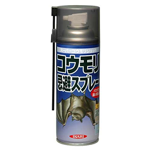 スプレータイプブラック/1個/-・Size:1個・パッケージ個数:1・バツグンの追い出し効果！ 天然のハッカ油を使用したコウモリ忌避スプレー！ コウモリの生息場所に噴霧することで追い出し、侵入を防ぐ効果があります。