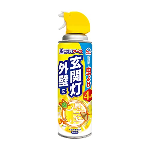 虫こないアース 玄関灯・外壁に 450mL 害虫忌避 [カメムシ 蛾 コバエ 羽アリ など]...