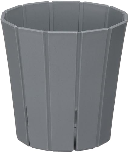 シンプルダークグレー/7号/349935・Color:ダークグレーSize:7号・パッケージ個数:1・原材料：ポリプロピレン・サイズ：7号・カラー：ダークグレー・観葉植物を元気に育てるのにピッタリスリット構造で通気性・排水性を確保しつつ、飾れるデザイン性を持たせたインテリアポット。-