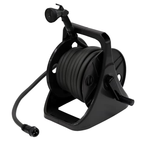 単品(大水量、さらさらホース)アッシュグレー/20m(大水量、さらさらホース)/PRQ-205DN(AGY)・Color:アッシュグレーSize:20m(大水量、さらさらホース)・パッケージ個数:1・【大水量＆さらさらホース】内径15の太いホースに大水量ノズルをつけてたっぷり水が出る仕様にしたホースリール、バケツにひっかけて水溜めができるひっかけ機能も付いています。さらさらホース仕様で取り回しもしやすい。・【サイズ】本体：幅39×奥行37.5×高さ39.5（ハンドルを含むサイズ）、重量約4.5、　ホース：内径15mmさらさらホース×20m（耐寒・耐圧・防藻ホース）・【ノズル】親指一つで水量の調節可能、従来のノズルに比べ1.5倍の大水量（当社比）、バケツにひっかけて使える機能付き・【耐水圧】0.7MPa（7kgf/?）未満・【適合蛇口サイズ】丸形蛇口外形16太ホース+大水量ノズルでたっぷり水が使えるホースリール
