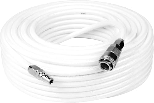 ホース内径:7mmクリアホワイト/ホース長:30m/EUH-30W・Color:クリアホワイトSize:ホース長:30mStyle:ホース内径:7mm・パッケージ個数:1・用途:ワンタッチカプラ付のエアーウレタンホース・サイズ:内径7.0mm×外径10.0mm・ホース長:30m・ホース材質:ポリウレタン樹脂・カラー:クリアホワイト商品紹介 ワンタッチカプラ付のエアーウレタンホース 【用途】 エアーホース 【特徴】 ・7mm内径で効率の良い作業ができる より ●軽くて軟らかいウレタン樹脂製 ●脱着簡単なワンタッチソケット付