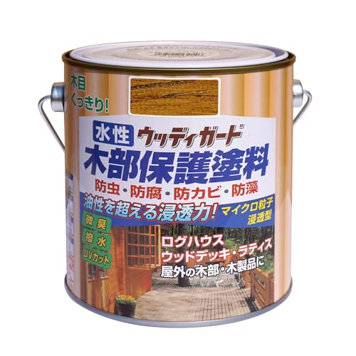 ニッペ(Nippe) 水性ウッディガード0.7L ブラウンオーク 水性 屋外 ステイン 日本製 4976124532740 送料無料