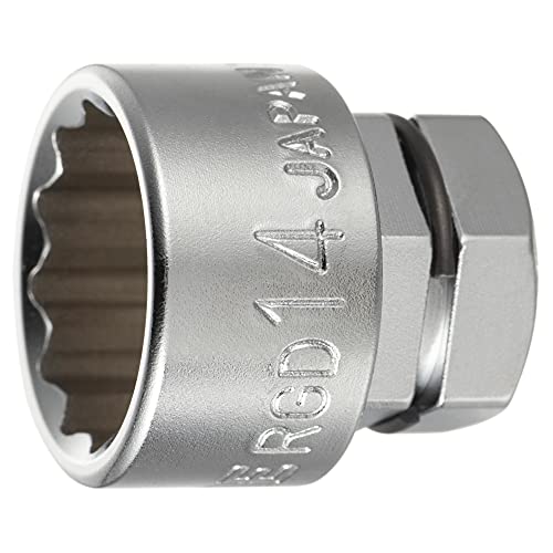 トネ(TONE) ソケット(12角・めがねレンチ用) RGD-14 二面幅14mm 送料無料