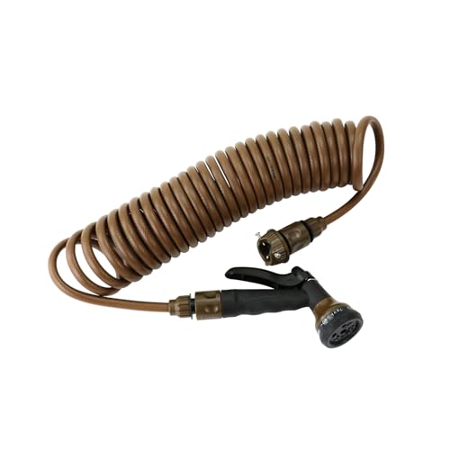 セフティー3(Safety-3) コイルホース コイルホースNEXT 7.5m ブラウン 8パターン散水 SCHNT-7.5BR 送料無料