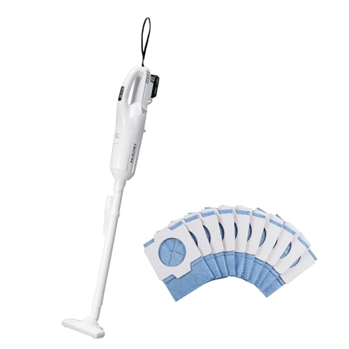 HiKOKI(ハイコーキ) 10.8V 充電式 クリーナー R12DPA 紙パック式 軽量1.1kg ホワイト 蓄電池・充電器付 R12 送料無料