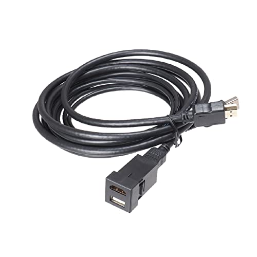 Beat-Sonic (ビートソニック) USB/HDMI延長ケーブル トヨタ/ダイハツ車用 スペアスイッチホールに追加 サイズ23x2 送料無料