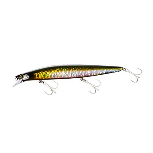 140mm/23g/フローティング017 キョウリンSB/140mm/-・Color:017 キョウリンSBStyle:140mm/23g/フローティング・カラー:017 キョウリンsb・タイプ:フローティング・サイズ(mm):140・自重(g):23・フックサイズ:#4×3ミノーでは届かなかったエリアを直撃! 従来ミノーの射程圏外で発生するシーバスのボイル、潮目、鳥山・・・・。たとえジグやバイブレーション、シンキングペンシルが届いてもレンジやアクション、トレースコースが合わずジレンマを抱くことは少なくない。ミノーで攻めたいロングレンジポイントを射程圏に捉えるため、AR-Cシステム搭載により平均飛距離71.3mをマーク。