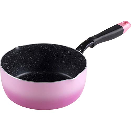 ピンクグラデーション/20cm/RA-9719・Size:20cm・パッケージ個数:1・商品サイズ:約 幅38.1×奥行21.2×高さ11.2cm、重量:約470g・鍋の高さ:8cm・本体:アルミニウム合金、内面:ふっ素樹脂加工、外面:焼付塗装、ハンドル:フェノール樹脂・生産国:中国・満水容量:約2.3L深さたっぷり7.5cm！炒める・煮る・焼く・茹でる・揚げる、これ1台で全部できます。