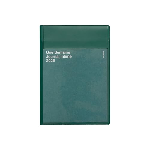 グリーン/-/26NY1・Color:グリーン・パッケージ個数:1・【カバー仕様】マーキングフラップ、ペンキャッチャー、スピン、コーナーポケット、ポケット付きカバー・【ページ数】176ページ・【内容】カレンダー、年間スケジュール、月間スケジュール、週間スケジュール、ノート、パーソナルデータ・【期間】週間/2025年9月29日〜2027年1月3日、月間/2025年10月〜2027年1月