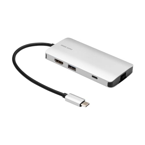 シルバー/-/USB-DKM11S・パッケージ個数:1・Type-Cケーブル1本でHDMIディスプレイやUSB機器、有線LANの拡張接続ができるType-Cモバイルドッキングステーションです。・MACアドレスのパススルー機能に対応しています。※パソコンがMACアドレスパススルーの機能に対応したパソコンのみ対応。・Type-Cケーブル1本の接続で、大画面ディスプレイとUSBデバイスを快適に操作し、外出や会議など移動時にはType-Cケーブル1本を抜くだけでさっと持ち運ぶことができます。・USB Type-C接続でのHDMIディスプレイ増設「DisplayPortAlternate Mode」に対応するためのソフトウェアのインストールなしで、簡単にマルチディスプレイ環境（ミラーモード/拡張モード）を実現できます。・4K/30Hz HDRに対応しており、美しく高精細なHDMI信号を出力できます。●Type-Cケーブル1本でHDMIディスプレイやUSB機器、有線LANの拡張接続ができるType-Cモバイルドッキングステーションです。 ●MACアドレスのパススルー機能に対応しています。 ※パソコンがMACアドレスパススルーの機能に対応したパソコンのみ対応。 ●Type-Cケーブル1本の接続で、大画面ディスプレイとUSBデバイスを快適に操作し、外出や会議など移動時にはType-Cケーブル1本を抜くだけでさっと持ち運ぶことができます。 ●USB Type-C接続でのHDMIディスプレイ増設「DisplayPortAlternate Mode」に対応するためのソフトウェアのインストールなしで、簡単にマルチディスプレイ環境（ミラーモード/拡張モード）を実現できます。 ●4K/30Hz HDRに対応しており、美しく高精細なHDMI信号を出力できます。 ●USB Type-Cでの「USB Power Delivery（USB PD）」に対応しており、接続したパソコンへの給電も本製品経由で可能です。最大100Wまでの充電に対応しています。 ●Gigabit Ethernetに対応しているので、Gigabitネットワーク環境にも対応し、Type-Cケーブル1本で有線LAN接続できます。 ※Wake On LAN機能に対応しますがパソコンの機種によって対応が異なりますので動作はしていません。 ＜PC接続端子＞ ■コネクタ形状：USB Type-C ■対応規格：USB 5Gbps（USB3.2 Gen1/3.1 Gen1/3.0）準拠 ※USB 5GbpsはUSB-IF（USB Implementers Forum）によりUSB3.2 Gen1（USB3.1 Gen1/USB3.0）が名称変更されたもので同じ規格です。 ■USB PD最大出力：85W ■ケーブル長：15cm ■ケーブルタイプ：ケーブル一体型 ＜USBポート＞ ■ポート数：3ポート ■最大データ転送速度（理論値）：5Gbps ■USB Aメス/USB 5Gbps：3ポート ■供給電流：最大3000mA（全ポート合計/バスパワー時） ※接続する機器の消費電流が本製品の供給電流を超える場合、バスパワーで正常に動作しない場合があります。 ※セルフパワー時は指定のUSB Aポート 1ポートより1500mA供給することができます。 ＜電源＞ ■電源供給方式：バスパワー/セルフパワー（電源接続時） ■本体消費電力：15W ■USB PD入力ポート：あり ■USB PD最大入力：100W ※ご使用のパソコンやPD電源アダプターによってはパソコンに添付の電源アダプターの使用を推奨する警告が表示されることがありますが、使用上問題ありません。 ＜映像出力ポート＞ ■対応出力ディスプレイ数：1台 ■最大対応解像度：4K/30Hz ※記載の対応解像度はご使用のパソコンがDisplayPort Alt Mode（DP1.4以上）に対応している必要があります。 ※8K解像度での出力はディスプレイが8K解像度に対応しており、出力するコンテンツも8K解像度に対応している必要があります。 ■最大対応解像度/リフレッシュレート：3840×2160 ■HDR対応：対応 ■HDCP：2.3、2.2、2、1.4 ■HDMI：1ポート ＜LANポート＞ ■ポート形状：RJ-45ポート（Auto MDI/MDI-X）、Auto-Negotiation対応 ※Wake On LAN機能に対応しますがパソコンの機種によって対応が異なりますので動作はしておりません。 ※接続機器により、有線ネットワークを使用するには、Wi-FiをOFFにする必要があります。 ■対応規格：IEEE802.3（10BASE-T）、IEEE802.3u（100BASE-TX）、IEEE802.3ab（1000BASE-T） ■伝送速度（理論値）：1000Mbps、100Mbps、10Mbps ※通信速度についてUSB5Gbps（USB3.2 Gen1）接続時のみ1000BASE-Tに対応します。 ■アクセス方式：CSMA/CD ＜カードリーダー＞ ■スロット：SDメモリカード、microSDカード ■対応メディア規格：SDXC、SDHC、SD、microSDXC、microSDHC、microSD ■最大対応メディア（SDカード）：2000GB ■最大対応メディア（microSDカード）：2000GB ＜共通仕様＞ ■セット内容：L型コネクタ ※取説はWEBのみです。 ＜共通＞ ■全ポート数：7in1 ■サイズ：約W105×D52×H15mm ■重量：約93g