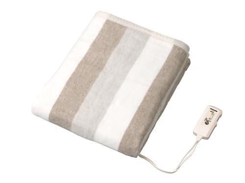 コイズミ 電気毛布 掛敷毛布 快眠タイマー付き 丸洗い可 188×120cm KDK-75258T 送料無料