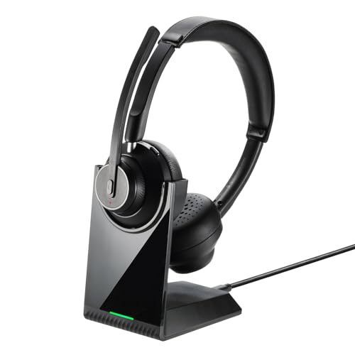 サンワサプライ Bluetoothステレオヘッドセット Bluetooth 5.1 両耳オーバーヘッド デュアルマイク ノイズキャンセル 送料無料