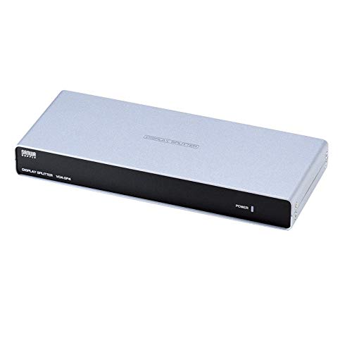 -/並/KTEC-cITCE-ds-1711424・パッケージ個数:1・信号の増幅・安定化処理をIC制御化し大幅にノイズを低減させた高性能分配器・パソコン1台からディスプレイ4台へアナログRGB信号を分配出力します。・ノイズ要因である信号増幅時の波形の乱れをIC制御で素早く安定化させることで大幅にノイズを低減しています。・信号増幅回路を内蔵しており最長65m先のディスプレイに画像を出力できます。・2048×1536ドットまでの高解像度に対応。信号の増幅・安定化処理をIC制御化し大幅にノイズを低減させた高性能分配器 ・パソコン1台からディスプレイ4台へアナログRGB信号を分配出力します。 ・ノイズ要因である信号増幅時の波形の乱れをIC制御で素早く安定化させることで大幅にノイズを低減しています。 ・信号増幅回路を内蔵しており最長65m先のディスプレイに画像を出力できます。※1 ・2048×1536ドットまでの高解像度に対応。 ・超高解像度の帯域幅350MHzに対応。 ・ワイド画面表示にも対応。 ・DDC、DDC2、DDC2B(ポート1のみ)対応。 ・3段階までのカスケード接続に対応。※2 ※1 画像信号はケーブル上での信号損失が非常に大きく、ケーブルの品質によっても劣化具合が大きく左右されます。 長距離伝送時は場合により画質が劣化することがあります。 ※2 カスケード接続時は接点の増加により通常以上にノイズの影響を受けます。 パソコンから最先端のディスプレイまでの総距離をできるだけ短くしてご使用ください。 【インターフェース】: (入力用):HD(3WAY)15pinメス×1 (出力用):HD(3WAY)15pinメス×4 【最大表示解像度】:2048×1536ドット(60Hz対応) 【映像周波数帯域幅(-3db)】:350MHz 【対応パソコン】:DOS/V機、 PC98-NXシリーズ、PC-9821シリーズ、Apple Macintosh (HD(3WAY)15pinを持つパソコン) 【対応ディスプレイ】:各社ディスプレイ ※走査周波数が複数の固定モードのみに対応するディスプレイはパソコン側のリフレッシュレートをディスプレイが表示可能なリフレッシュレートに合わせて御利用ください。(Apple Studio Display等) 【稼動温度】:5~40℃ 【保存温度】:‐20~60℃ 【湿度】:0~80% 結露しないこと 【外形材質】:メタル 【消費電流】:120mA 【外形サイズ】:W197×D80×H25mm 【重量】:570g 【付属品】:HD(3WAY)15pinオス・オス仕様ストレート全結線1.8m×1本、ACアダプタ(DC9V 300mA)、取扱説明書、書