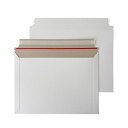 厚紙封筒 50枚入 A4ファイル対応 ゆうパケット らくらくメルカリ便 対応 ワンタッチ貼付テープ&開封テープ付き 白 245x330mm しっかりとした厚みで...