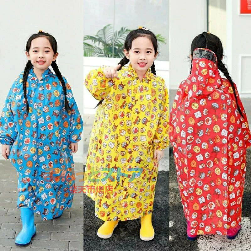 アンパンンマンンレインコート 子供用ポンチョ ランドセル対応 通学用雨具 キッズカッパ 軽量防水 幼児用レインウェア 雨雪対策 男女兼用 おしゃれなデザイン