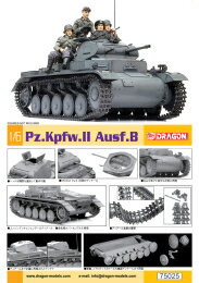 [2023年11月発売予定][新品][申込期間:2023年11月11日迄]【ドラゴン】1/6 WW.II ドイツ軍 軽戦車 II号戦車 B型[予約]