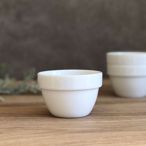 Rakuten - 【Pierre ピエール】スタックカップ8cm / 150cc （ココット ミニグラタン 耐熱 オーブン料理 カップ デザート 容器 陶器 陶磁器