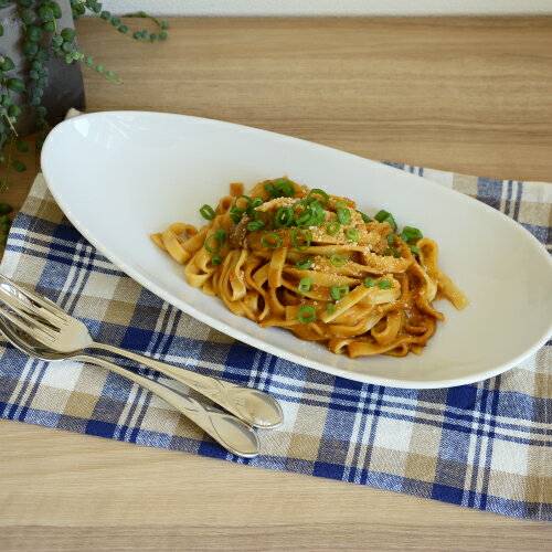 【-雫-ドロップパスタプレート 31cm】 ◎アウトレット品　/　パスタ皿 カレー皿 おしゃれ かわいい しずく レストラン