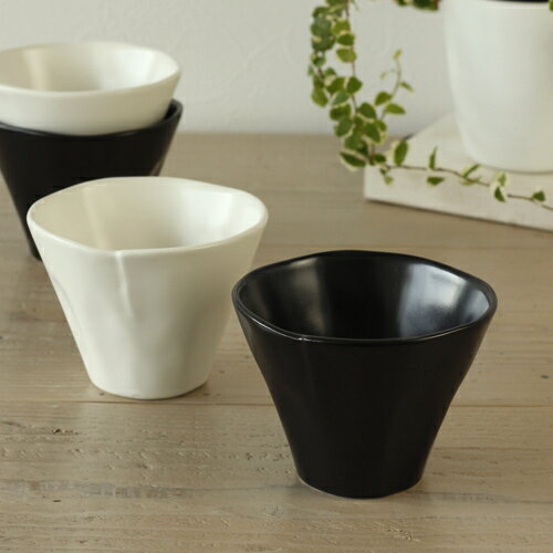 たたら  カップ（大） / おしゃれ かわいい コーヒーカップ ティーカップ 日本製 モノトーン ブラック ホワイト デザートカップ 小鉢 サラダボウル