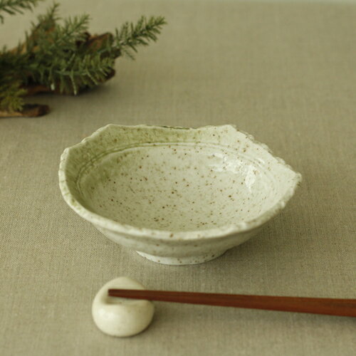 ちぎり型【緑風】【取鉢 14cm】変形鉢　/　サラダボウル 煮物鉢 デザートボウル おしゃれ お惣菜 取り..