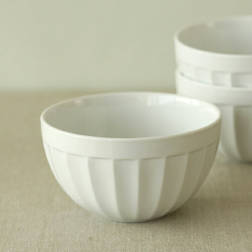 【フルーテッド】 シリアルボウル 14.2cm（小どんぶりサイズ）/　サラダボウル 中鉢 デザートボウル ア..