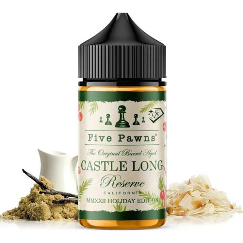 CastleLong MMXX Limited 60ml キャッスルロング MMXX リミテッド　キャッスルロングリザーヴ Five Pawns (ファイブパウンズ) ファイブポーンズ ローストココナッツ、フレンチバニラ、ナッツ フレーバー 海外リキッド USA アメリカ産 ベイプ ヴェイプ