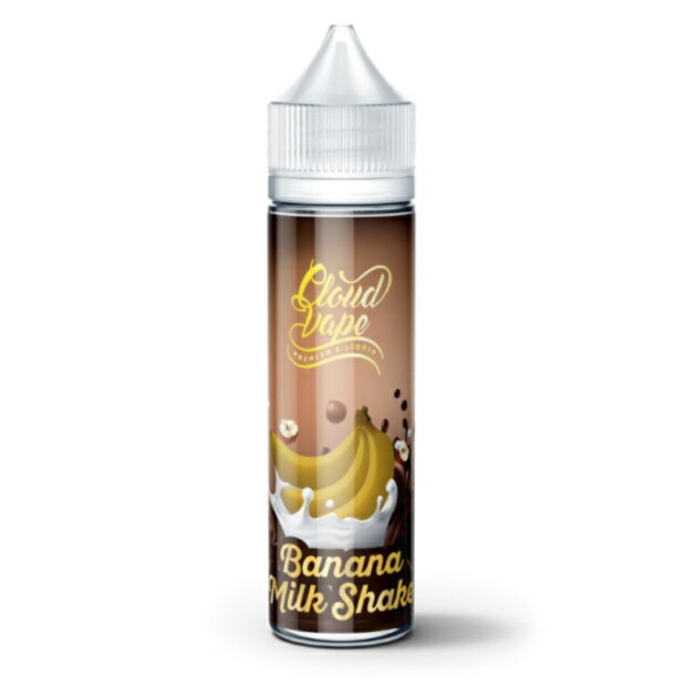 クラウドベイプ バナナ ミルク シェイク Cloud Vape Banana Milk Shake 60mlフルーツ系 スイーツ系 Vaporever ヴェポレバー 海外産 電子タバコ ベイプ ヴェイプ VAPE リキッド 送料無料 E-liquid 低価格 高品質 ニコチン0mg 爆煙 おすすめ 人気