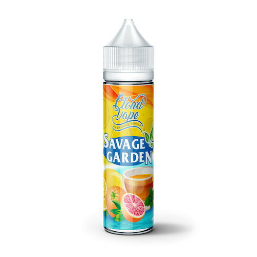 クラウドベイプ サベージ ガーデン Cloud Vape Savage Garden 60ml飲料系 お茶 グレープフルーツ レモン Vaporever ヴェポレバー 海外産 電子タバコ ベイプ ヴェイプ VAPE リキッド 送料無料 E-liquid 低価格 高品質 ニコチン0mg 爆煙 おすすめ 人気