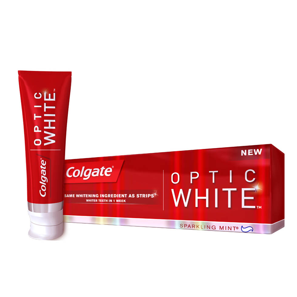 Colgate Optic White コルゲート オプティックホワイトSparkling White スパークリング ホワイト ホワイトニング 歯磨き粉 ハミガキコ 1個 100g 美白 歯が命 白い歯のサムネイル