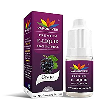 [2本セット] Grape（グレープ）5ml VAPOREVER（ヴェポレバー） ぶどう フルーツ系 ...
