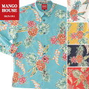 かりゆしウェア メンズ 結婚式 ゴルフ 沖縄 かりゆし シャツ アロハ アロハシャツ レギュラーカラー MANGO HOUSE マンゴハウス 国産 リゾート お...