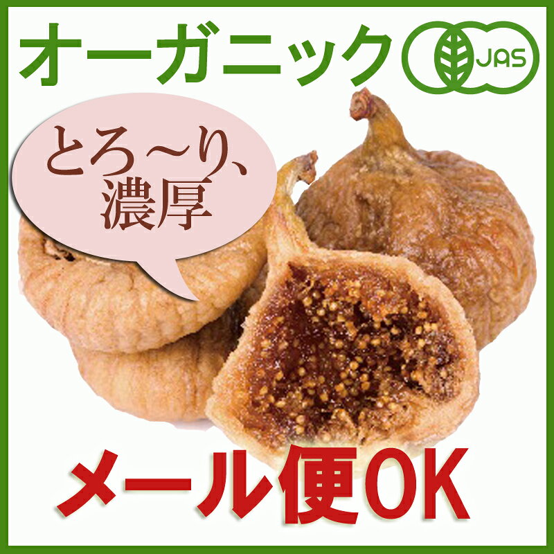 【超熟成・有機・無添加・虫検品済み】＜メール便可＞2段熟成で、とろ～り濃厚！トルコ産オーガニックドライイチジク 120g - ナチュラル食材マート　マンゴーズ