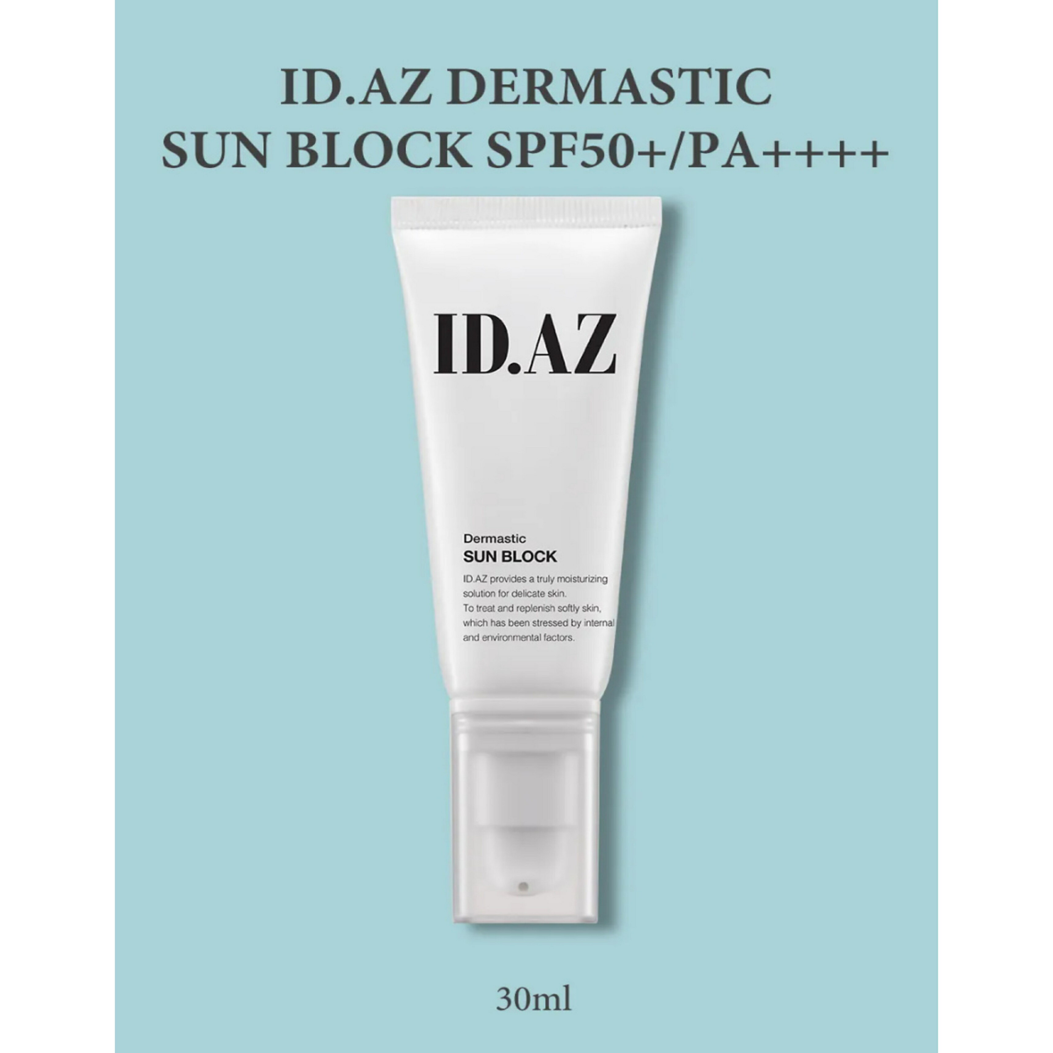 ID.AZ DERMASTIC SUN BLOCK SPF50+/PA++++ ID.AZ ダーマスティック サンブロック SPF50+/PA++++ 日焼け止め クリームタイプ紫外線 対策 顔 ベタつき 保湿 潤い ホームケア 肌トラブル 保湿 乾燥 化粧 スキンケア 韓国コスメ 韓国化粧品 ID化粧品