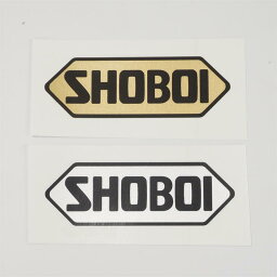 ゴールド・シルバー 面白ステッカー 1枚 SHOBOI しょぼい(´・ω・`) パロディ ヘルメット カスタム おもしろ シール デカール ワンポイント おやじギャグ ウケ狙い 防水