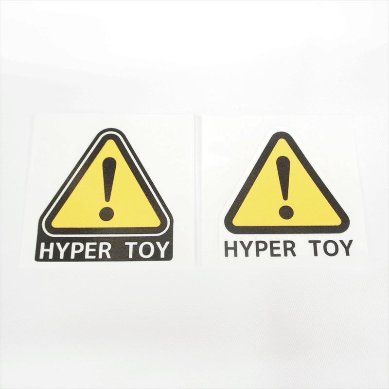 コーションステッカー 4cm HYPER TOY コーションラベル 注意書き ミリタリー アメリカン ヘルメット 三..