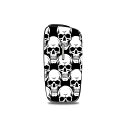 プルームエックス アドバンスド カスタムスキン カスタムステッカー SKULL スカル (ブラック) 骸骨 ドクロ 両面 Ploom X ADVANCED 電子...