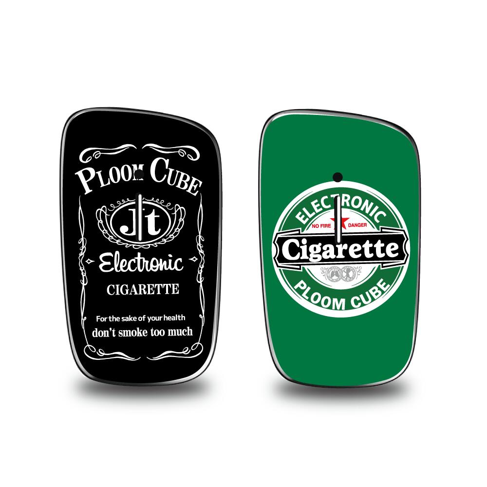 プルームキューブ カスタムスキン カスタムステッカー 【アメリカン】 全面 Ploom cube 電子タバコ 加熱式 喫煙グッズ 煙草 着せ替え スキンシール おしゃれ オリジナル デコレーション 自作 プルームテック