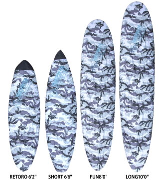 デッキカバー TRANSPORTER トランスポーター CAMO BOARDCOVER LONG10’0” ロングボード用 デッキカバー サーフボード用デッキカバー サーフ サーフィン 【あす楽対応】