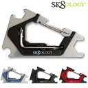 【抽選で最大5000PTゲット】【日祝も発送】SK8OLOGY スケートロジー CARABINER SKATE TOOL 2.0 スケートボードツール付きカラビ...