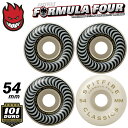 ȥܡɥ SPITFIRE ԥåȥե䡼 F4 FORMULA FOUR CLASSIC - 101DURO 101A 54mm SILVER եߥե 饷å С 41å ѡ ϡ   ܡ SK8