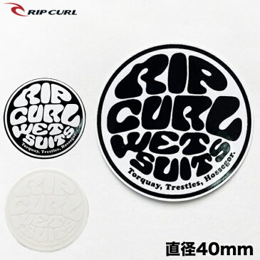 RIP CURL リップカール シール C01-010 WETSUIT メンズロゴ スケートボード サーフィン スノーボード iPhone スマホ 【あす楽対応】