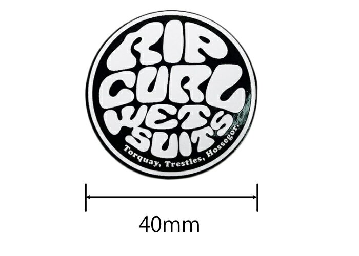 RIP CURL リップカール シール C01-010 WETSUIT メンズロゴ スケートボード サーフィン スノーボード iPhone スマホ 【あす楽対応】