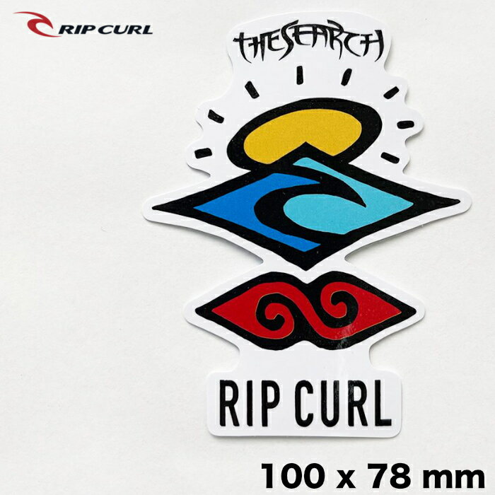 RIP CURL リップカール シール C01-011 THE SEARCH メンズロゴ スケートボード サーフィン スノーボード iPad ノートパソコン スーツケース 【あす楽対応】