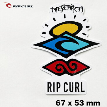 RIP CURL リップカール シール C01-012 THE SEARCH メンズロゴ スケートボード iPhone スマホ 【あす楽対応】