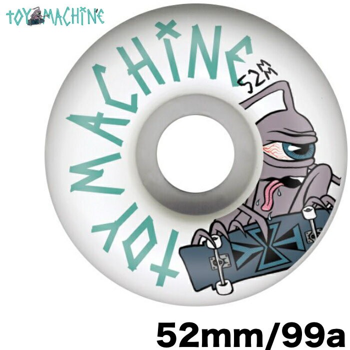 ハードウィール スケートボード スケボー Toy Machine トイマシーン ウィール Sect Skater セクト スケーター 4個1セット 52mm 99a タイヤ sk8 skateboard パーツ