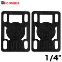 【抽選で最大5000PTゲット】【日祝も発送】スケートボード スケボー ライザーパッド PIG WHEEL ピッグ RISERS PAD 1/4 スペースパッド...
